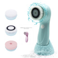 3 in 1 facial cleansing brush exfoliating spin brush with private label custom logo service